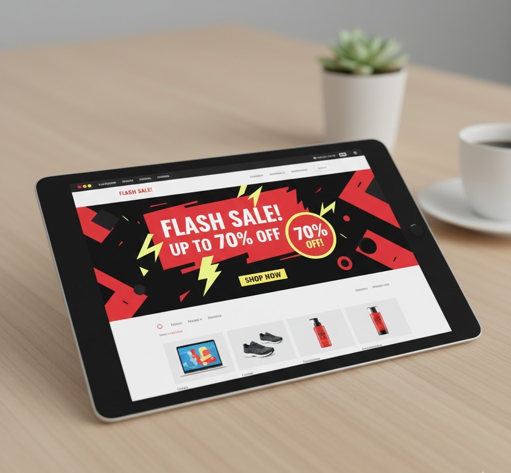 Promotional banner design