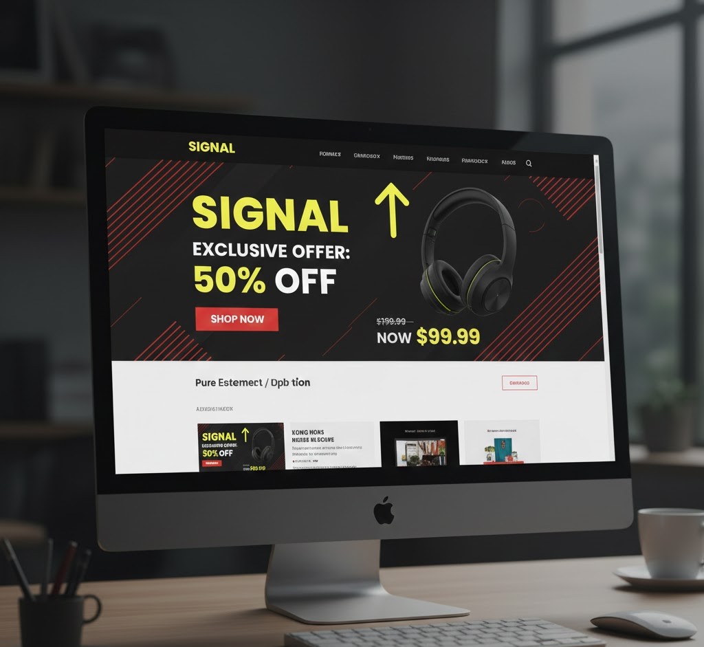 E-commerce banner design