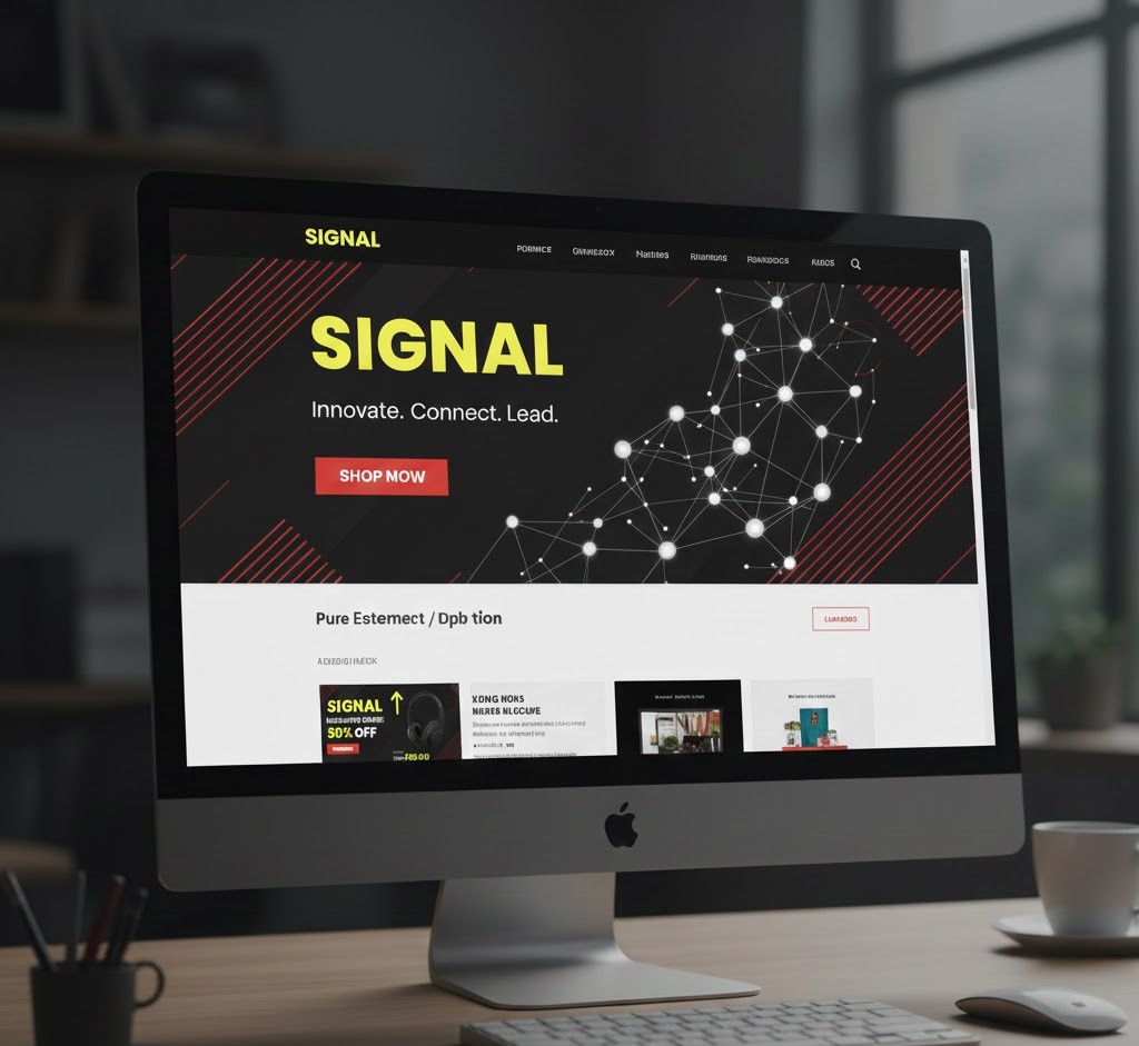 Tech startup banner design